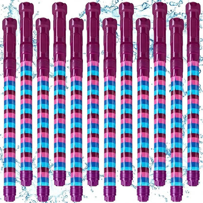 Halloscume 12 Pack Video Game Water Blaster 15.75 in Water Shooter Blasters Gun Party Favors for Kids Summer Outdoor Swimming Pool Backyard Beach Summer Games