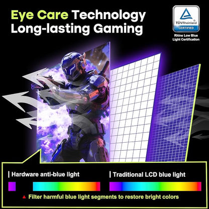 Amzfast 24.5 Inch 280Hz/240Hz FHD 1080p Gaming Monitor, 1ms Adaptive Sync, 3000:1, 126% sRGB, 93% DCI-P3, TÜV Rheinland Eye Care, HDMI 2.0 x 2 & DP 1.4 x 2, AMZG25X1 Pro