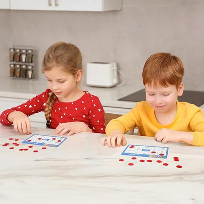 QUIZMO Sight Words | Bingo-Style Vocabulary Game | 4 Levels of Difficulty for Ages 5-9 | Teach Basic Reading and Writing Skills