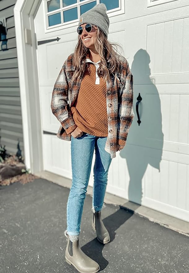 BTFBM Women Fashion Quilted Pattern Lightweight Zipper Long Sleeve Plain Casual Ladies Sweatshirts Pullovers Shirts Tops