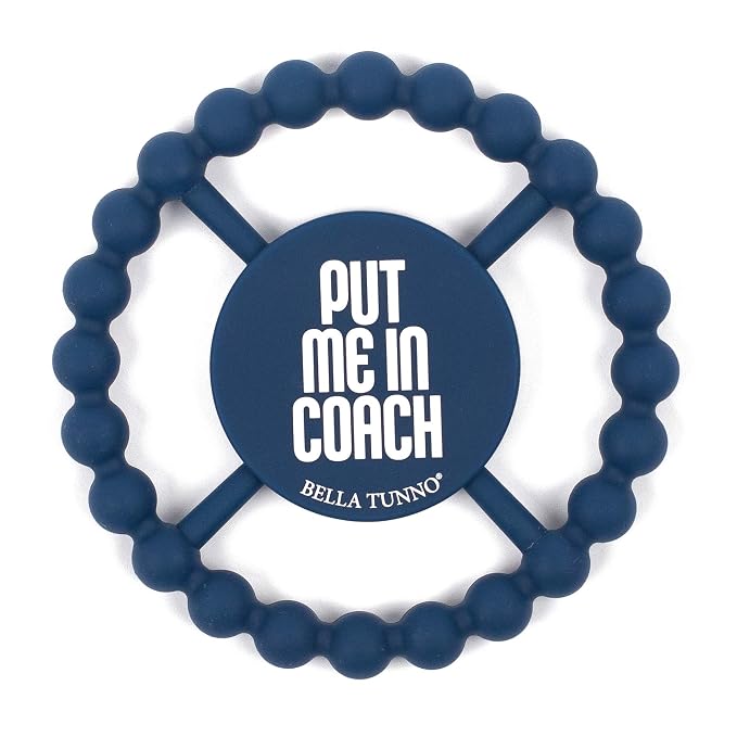 Baby Teether by Bella Tunno, Silicone Teethers for Babies 3-6 Months, 6-12 Months, Baby Toys, Pacifier, Teething Relief, Boys, Girls, Coach