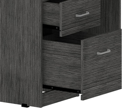 NicBex Kimberly-DW-00014-LWJ Home Office Desks, 47.2"x41.3"x30.4", Brown