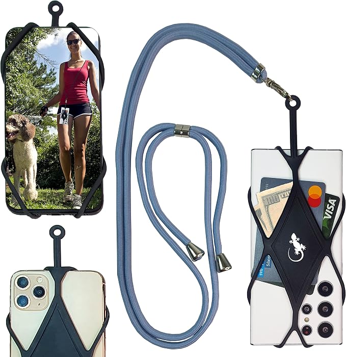 Gecko Travel Tech Cell Phone Lanyard Phone lanyards for Around The Neck Neck Lanyard Phone Crossbody