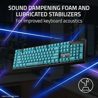 Razer BlackWidow V4 X Mechanical Gaming Keyboard, Zenless Zone Zero Edition | Green Switches Tactile & Clicky, 6 Macro Keys, Chroma RGB, Doubleshot ABS Keycaps, Sound Dampening & Stabilizers
