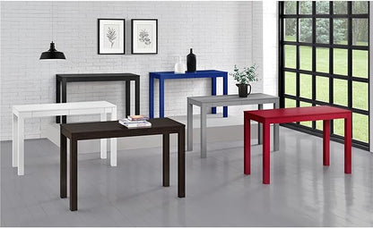 Parsons Xl Desk with 2 Drawers, White