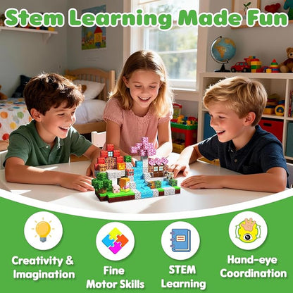 Magnetic Blocks, 100PCS Magnetic Building Blocks, Stacking Magnetic for Kids, Sensory Toy for STEM Constructions Magnetic Blocks for Boys Girls Age 3+, Holiday Birthday Gifts