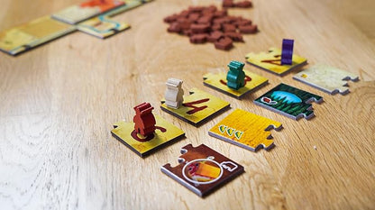 Strategy Board Game, Kingdomino Mechanic with a Twist, Tabletop Game for Kids Teens Adults and Family Game Nights, Ages 8+, 2-4 Players, Moon River by Blue Orange Games