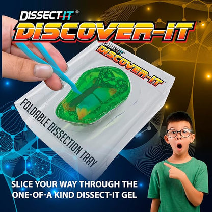 Discover-It Dissection Kit for Kids, Synthetic Butterfly Metamorphosis Science Lab Kit, STEM Science Toys for Kids Ages 5 and Above