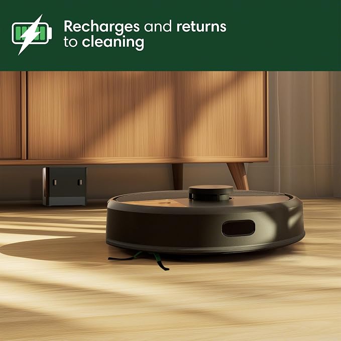 iRobot Roomba 105 Vac Robot Vacuum with AutoEmpty Dock - Self-Empties for 75 Days, Easy to use, Intense Power-Lifting Suction, LiDAR Navigation, Multi-Surface Cleaning, Cleans in Neat Rows | Autoempty Dock Up to 75 Days, Clearview Lidar Mapping, WI-FI ...