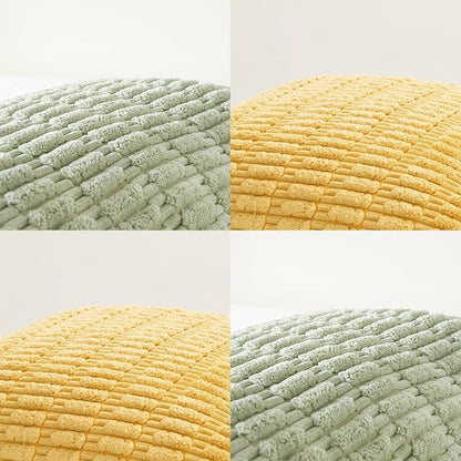 Fancy Homi 4 Packs Decorative Throw Pillow Covers for Living Room Couch Bed, Modern Farmhouse Boho Home Décor Accent Cushion Case, 20" x 20", Yellow Green Series