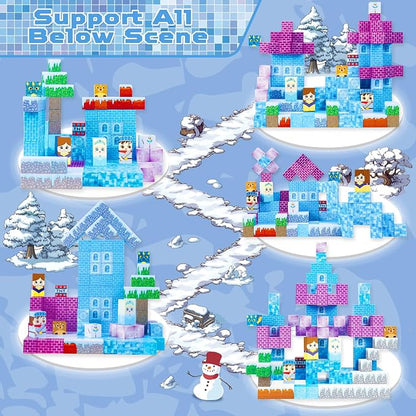 ToyUnited 150PCS Magnetic Blocks - Magnet Building Blocks, Magnet Cubes Tiles Princess Castle Toy, STEM Montessori Sensory Stacking Toys Birthday Gift for Kids Ages 3 4 5 6 7 8 9 10+ Years Old
