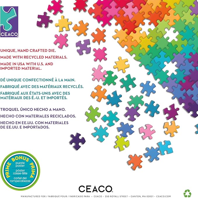 CEACO Disney Cats & Dogs Puzzle - I Love My Disney Dog, 200 Pieces, 15 x 15 in - Jigsaw Challenge for Game Nights - Relaxing Activities for Seniors & Adults - 200-Piece Puzzle Gift for Adults