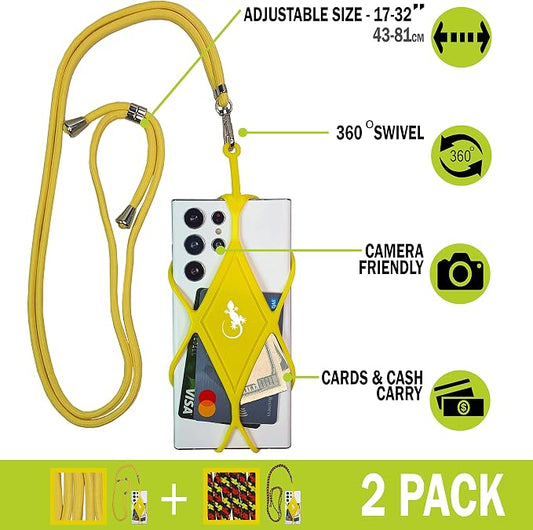 Gecko Travel Tech Cell Phone Lanyard Phone lanyards for Around The Neck Neck Lanyard Phone Crossbody