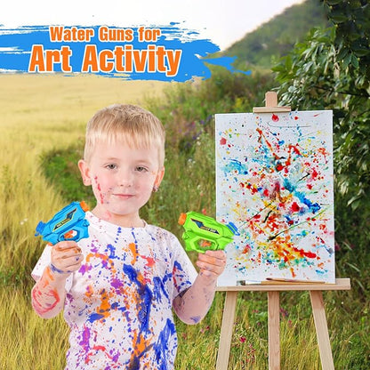 Water Guns for Kids, Squirt Guns Mini Water Pistol Small Water Blaster Toys for Boys Girls Toddlers, Summer Toys for Outdoor Swimming Pool Beach Water Gun