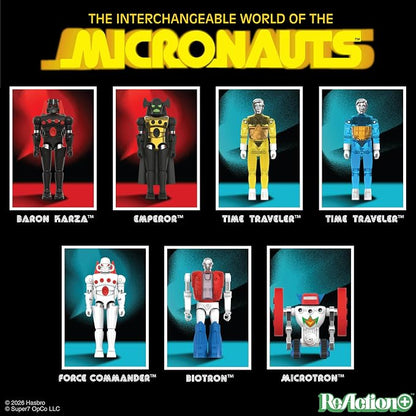 Super7 Reaction+ Micronauts Emperor - 4" Micronauts Action Figure with Accessories - Classic Sci-Fi Collectibles and Retro Toys