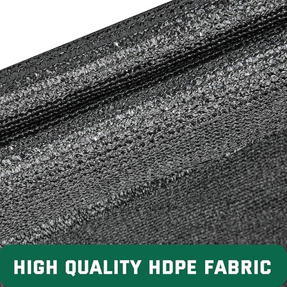 Kesfitt 40% Shade Cloth 6.5x10 ft, Breathable HDPE Mesh Sun Shade Tarp for Garden & Greenhouse, UV Resistant Outdoor Shade Fabric with Copper Grommets for Plants, Patio, Yard
