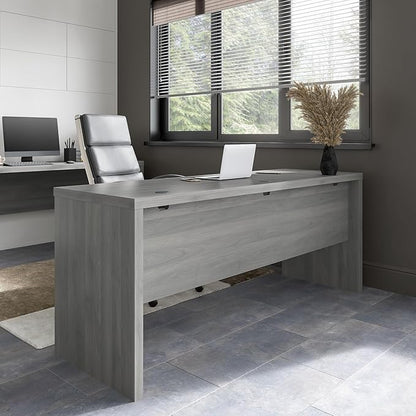 Bush Business Furniture Echo Computer Desk, 72W, Modern Gray