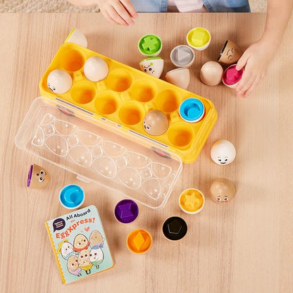 – Matching Egg Toys for Toddlers – Color & Letter Recognition Sorting Game – Early Learning Educational Toys for 18+ Months – Fun & Engaging Playtime