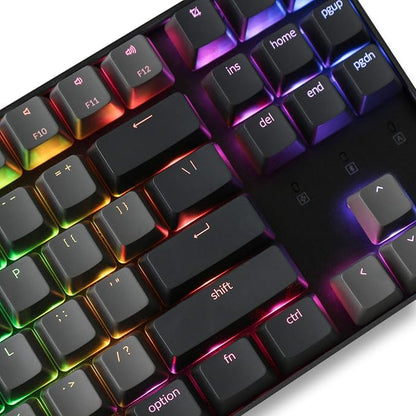 Keychron K8 Tenkeyless Wireless Mechanical Keyboard for Mac, RGB Backlight, Bluetooth, Multitasking, Type-C Wired Gaming Keyboard for Windows with Gateron G Pro Brown Switch