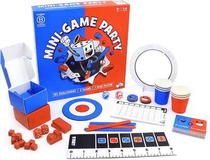 Big Potato Mini Game Party: 101 Mini Games 1 Star Player, Family Board Game for 2-8 Players, Perfect for Family Game Night or with Friends