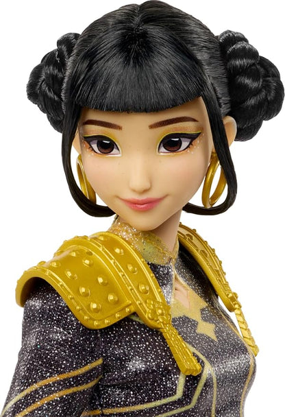 Mattel Kpop Demon Hunters HUNTR/X Zoey “Golden” Singing Doll in Removable Signature Outfit & 5 Posable Joints, Inspired by the Movie