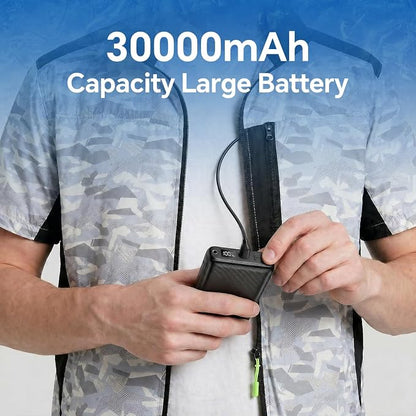 Cooling Vest with 30,000mAh Battery Pack,2 High-Speed Cooling Fans Jacket Air Conditioned Workwear for Summer