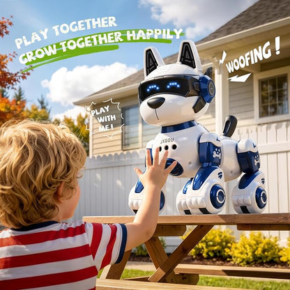 Smart Robot Dog, 2.4GHz Remote Control Robot Dog Toys for Kids 5-7 8-12, Voice & APP Control, Interactive Realistic Robot Puppy Toys for 5 6 7 8 9 10 11 12 Year Old Boys, Birthday Boy Girl Gift