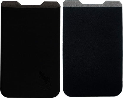 Phone Wallet - Adhesive Card Holder - Cell Phone Pouch - Stick on Lycra Pocket by Gecko - Carry Credit Cards and Cash