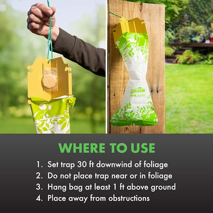 Spectracide Bag-A-Bug Japanese Beetle Trap Replacement Lure 1 Count, Lure Refill