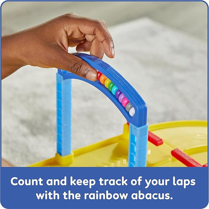 hand2mind Counting Car Garage, Race Car Track, Toy Vehicle Playsets, Parking Garage, Pretend Play Sets for Preschoolers, Preschool Math Learning Activities, Numbers for Toddlers, Kids Birthday Gifts