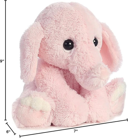Aurora® Playful Lil Benny Phant™ Baby Stuffed Animal - Soft & Cuddly Toy - Imaginative Play - Pink 10 Inches