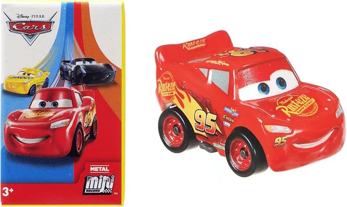 Pixar Disney Cars 3 Die-Cast Mini Racers Blind Boxes - Bundle of 3
