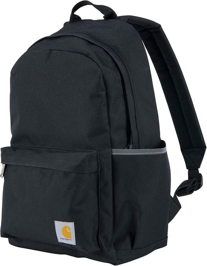 Carhartt Classic 21L Backpack Black | Classic Laptop, Water-Resistant Pack with 15 Laptop Sleeve and Organizational Compartments