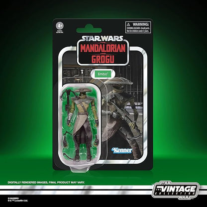 STAR WARS The Vintage Collection Embo, The Mandalorian and Grogu Premium 3.75 Inch Collectible Action Figure