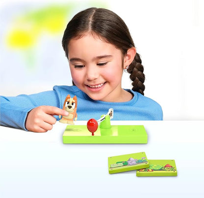Tile Town Bluey Keepy Uppy Bingo 6-Piece Magnetic Tile Playset, Interactive STEM Magnetic Tiles Toys, Includes Bluey & Bingo Figures, Action Tiles
