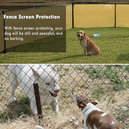 UPGRADE Privacy Fence Screen 3'x14' Sand Outdoor 90% Visibility Blockage 170 GSM Mesh Shade Cover Panels for Backyard,Balcony,Home Decoration with Zip Ties,Customized Avaliable