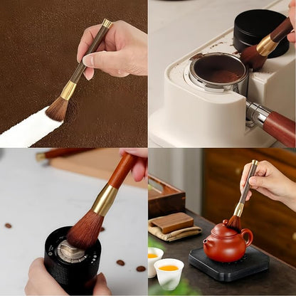 3-Piece Coffee Machine Cleaning Brush, Grinder Cleaning Accessories, Suitable for Coffee Bean Grinding and Coffee Powder Cleaning, Ideal for Baristas in the Home Kitchen