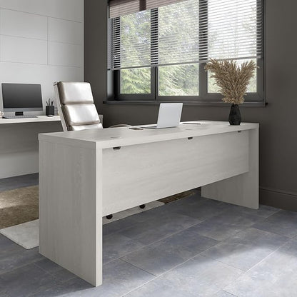 Bush Business Furniture Echo Computer Desk, 72W, Gray Sand