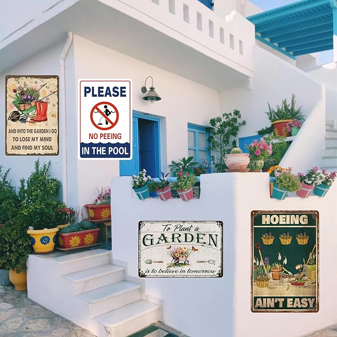 Funny Metal Tin Signs Pool Signs And Decor Outdoor Bar Sign Funny Sarcastic Work Office Decor Relax We Are All Crazy It Isn'T A Competition Relax Beach Sign 12x8 Inch