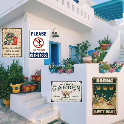 Funny Metal Tin Signs Pool Signs And Decor Outdoor Bar Sign Funny Sarcastic Work Office Decor Relax We Are All Crazy It Isn'T A Competition Relax Beach Sign 12x8 Inch