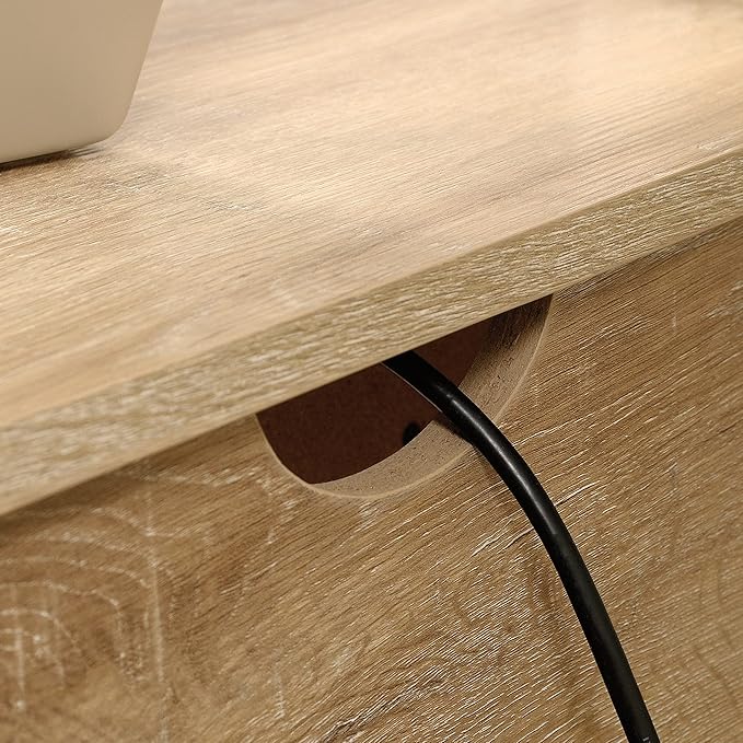 Sauder Garden Villa Desk, L: 59.06" x W: 20.71" x H: 29.80", Orchard Oak Finish