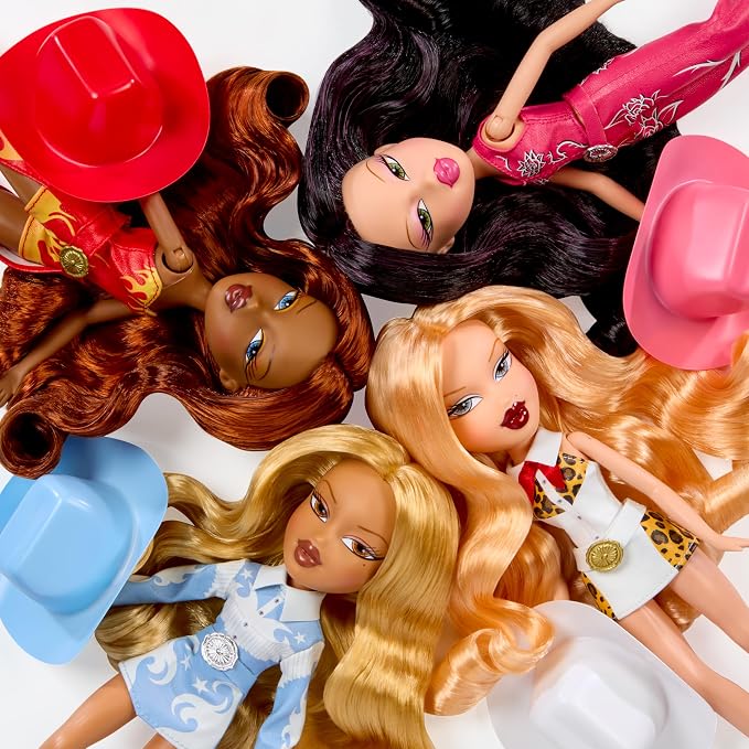 Bratz Sassy Stampede Yasmin Fashion Doll with Accessories: Western, Cowgirl Style Clothes & Accessory Pieces