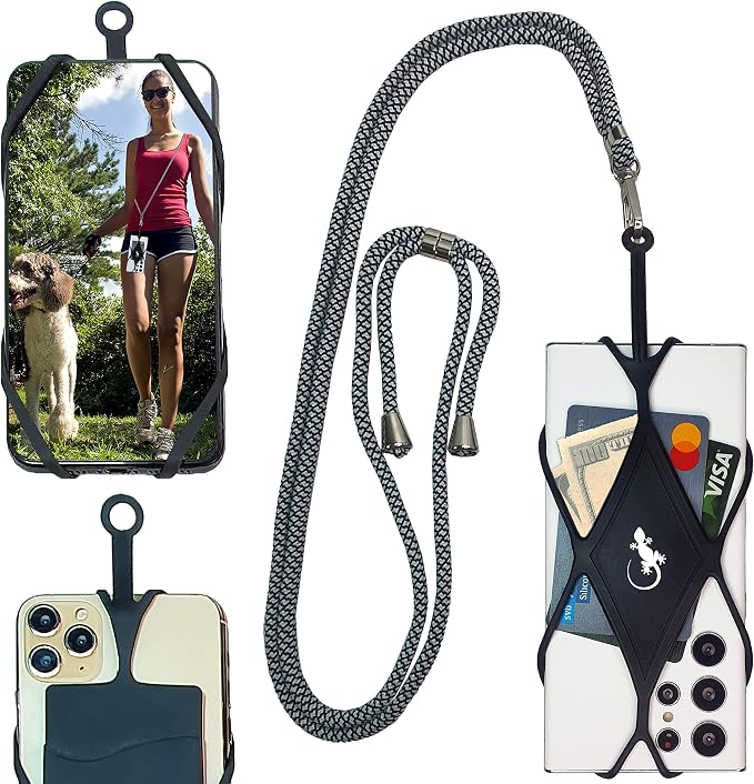Gecko Travel Tech Cell Phone Lanyard Phone lanyards for Around The Neck Neck Lanyard Phone Crossbody