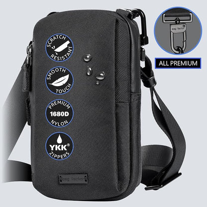 Cell Phone Crossbody Sling Bag EDC – RFID Small Shoulder Bag with Urban Tech Aesthetic