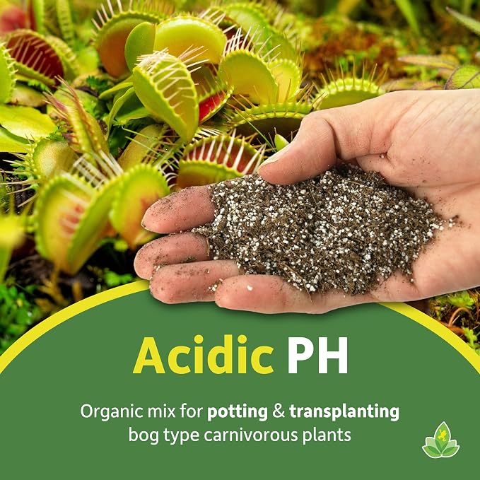 Josh's Frogs Carnivorous Plant Soil - Venus Fly Traps/Pitchers/Sundews (1 Quart)