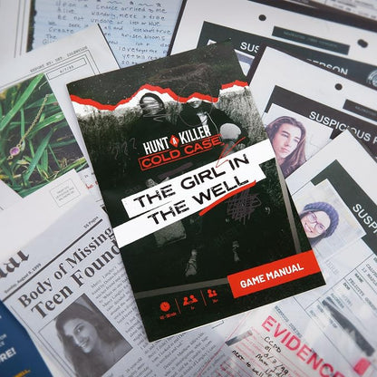 Hunt A Killer: Cold Case: Girl in The Well, an Immersive True Crime Experience, for Fans of Criminal Minds and Forensic Files, Includes 45-90 Minutes of Explicit Content, for Ages 14 and Up