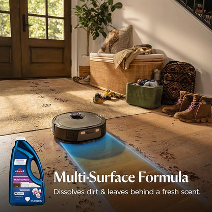Bissell FlexClean FurForce Robot Vac & Mop, LiDAR Navigation, HEPA, 4270L | 2X stronger suction; NeverTangle brush roll; 180-min runtime; 60-day self-empty base; deep carpet clean