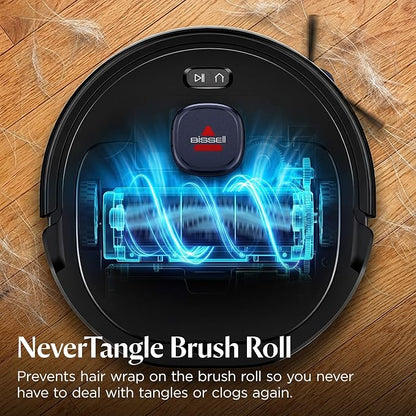 Bissell FlexClean FurForce Robot Vac & Mop, LiDAR Navigation, HEPA, 4270L | 2X stronger suction; NeverTangle brush roll; 180-min runtime; 60-day self-empty base; deep carpet clean