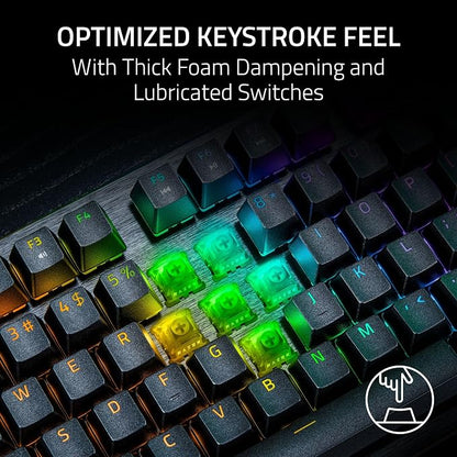 Razer Huntsman V3 HE Magnetic TKL 8KHz Wired Gaming Keyboard | Hall Effect Magnetic Switches, 8000 Hz Polling, Razer Snap Flex,Razer Snap Tap, Rapid Trigger, Adjustable Actuation