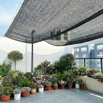 Artpuch 50% Black Garden Shade Cloth Roll for Plants, Sun Shade Cover Fabric Roll with UV Block Shades Netting Mesh Privacy Fence Screen for Greenhouse, Backyard, Patio, 8' x 100 FT